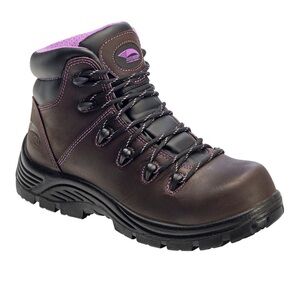 AVENGER Women’s Framer CT Brown Pink Insulated Work Comp Toe Work Boots Size 7.5